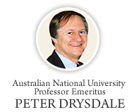 Australian National University Professor EmeritusPETER DRYSDALE